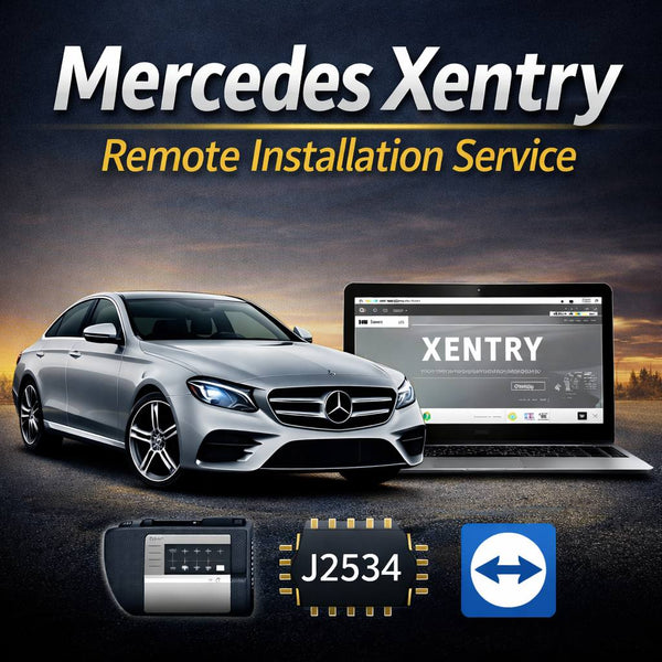 Mercedes Benz Diagnostics and Coding Laptop Tool Latest Software Xentry Full Kit
